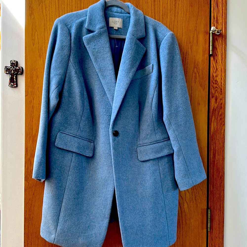 Loft plus size wool blend winter coat